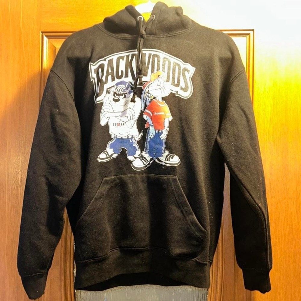 Men's looney tunes backwoods hoodie‎ size medium